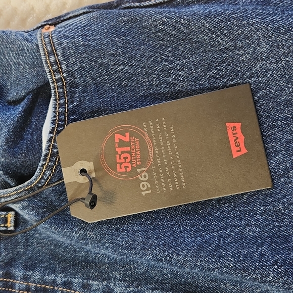 LEVIS 551 Z 1961 MENS STRAIGHT JEANS SIZE W34 L34 NEW WITH TAGS - Picture 7 of 9